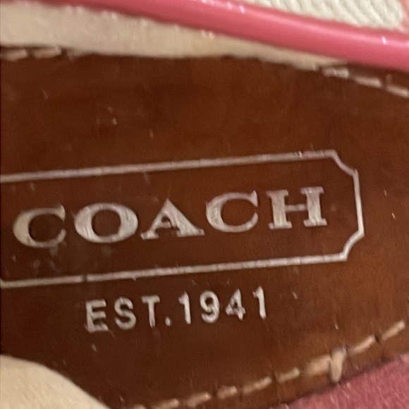 COACH Royce espadrilles ballet flats. Signature C’s. Pink and tan Women’s 6.5 - Picture 6 of 6